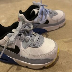 Nike air max baby White and Blue Sneakers